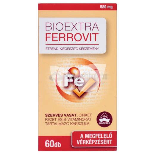 Bioextra Ferrovit Kapszula 60 Db • Egészségbolt