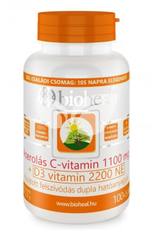 Bioheal Acerolás C-vitamin 1100 mg  D3-vitamin filmtabletta