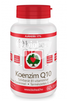 Bioheal Koenzim Q10 60mg Szelénnel E-vitaminnal és B1 vitaminnal lágykapszula