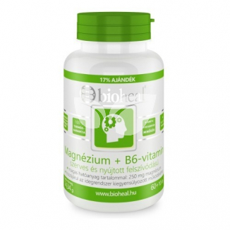 Bioheal Magnézium + B6-vitamin Szerves Nyújtott felszívódású tabletta