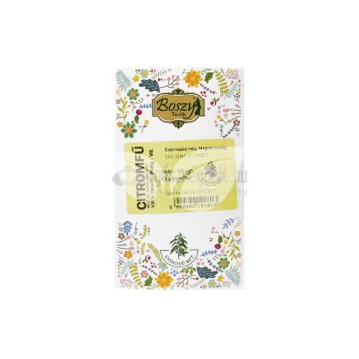 Boszy Citromfű Filteres Tea • Egészségbolt