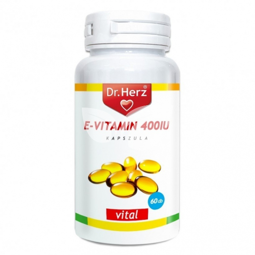 DR Herz E-vitamin 400IU 60 db lágyzselatin kapszula • Egészségbolt