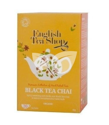 English Tea Shop 20 Bio Fekete Chai tea • Egészségbolt