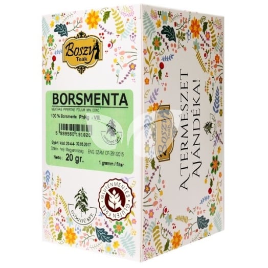 Gyógyfű Borsmentalevél Tea Emésztéjavító • Egészségbolt