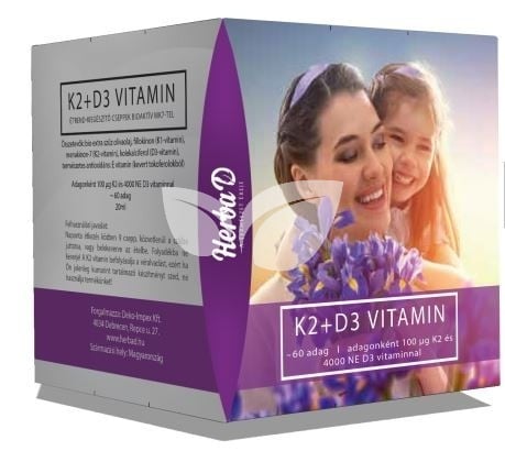 Herba-D K2+D3 Vitamin csepp • Egészségbolt