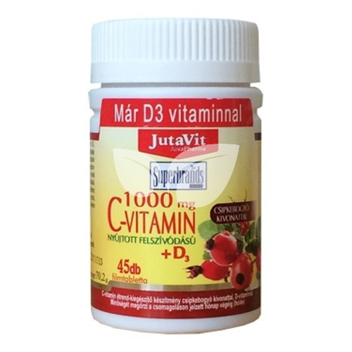 JutaVit C-Vitamin+D3 1000mg csipkebogyó kivonattal tabletta • Egészségbolt