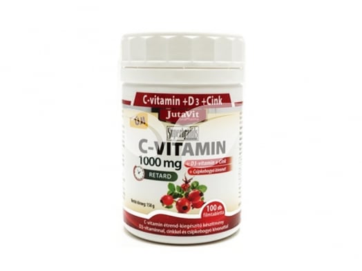 JutaVit C-Vitamin+D3+Cink 1000mg csipkebogyó kivonattal tabletta