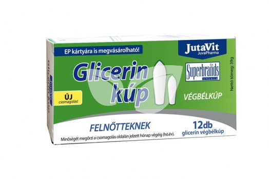 JutaVit Glicerin kúp felnőtteknek 12x • Egészségbolt