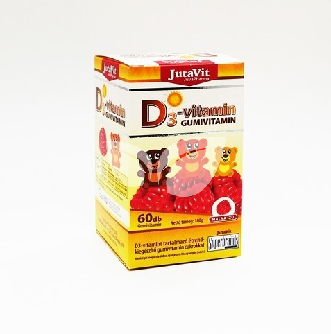 JutaVit Gumivitamin D3-vitamin 60x • Egészségbolt