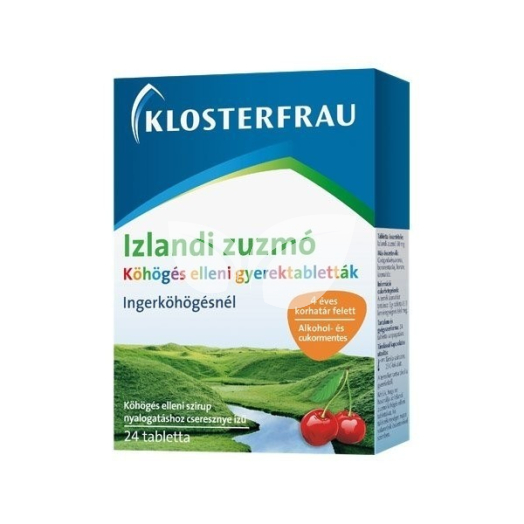 Klosterfrau Izlandi Zuzmó Köhögés Elleni Tabletta Gyermekeknek • Egészségbolt