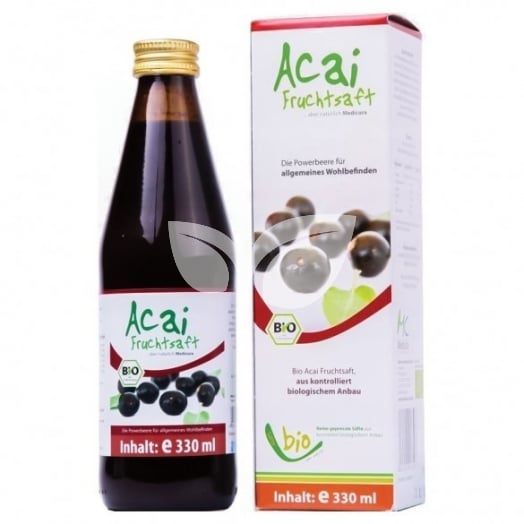 Medicura Acai 100% Bio gyümölcslé 330ml • Egészségbolt