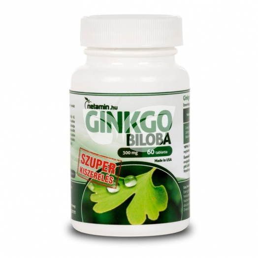 Netamin Ginkgo Biloba 300mg tabletta - Szuper kiszerelés • Egészségbolt