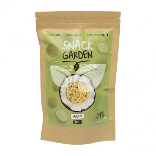 Snack Garden  Kókuszchips Natúr 80 G • Egészségbolt