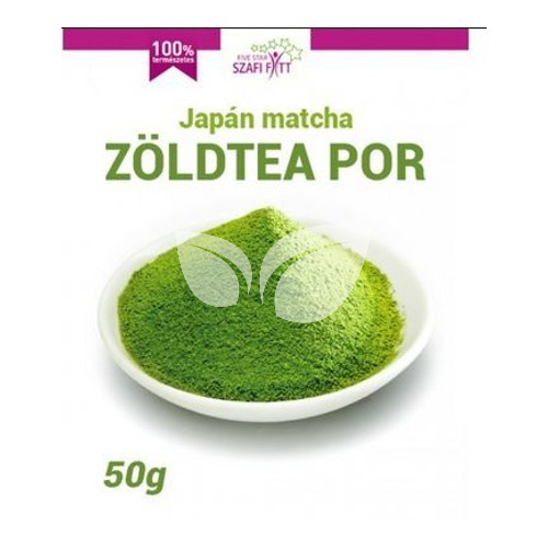 Szafi Fitt Japán Matcha Zöldteapor • Egészségbolt