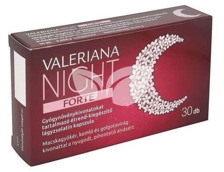 Valeriana Night Forte lágyzselatin kapszula • Egészségbolt