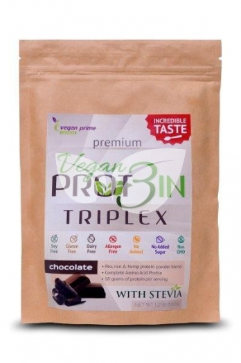 Vegan Prime Prot3in Triplex Csokoládé fehérjepor • Egészségbolt