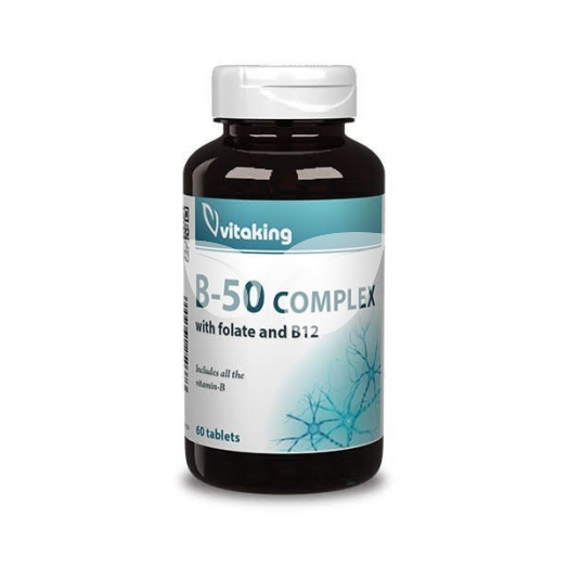 Vitaking BX-50 25 mg B6-al tabletta • Egészségbolt