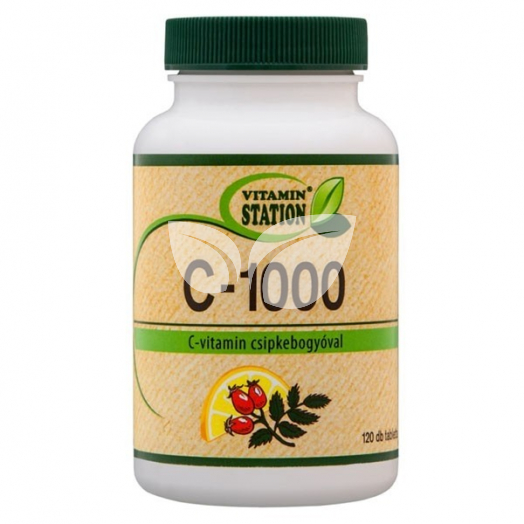 Vitamin Station C-1000 tabletta 120db • Egészségbolt