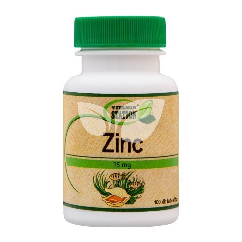 Vitamin Station Cink 15mg tabletta • Egészségbolt