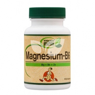 Vitamin Station Magnézum B6 tabletta