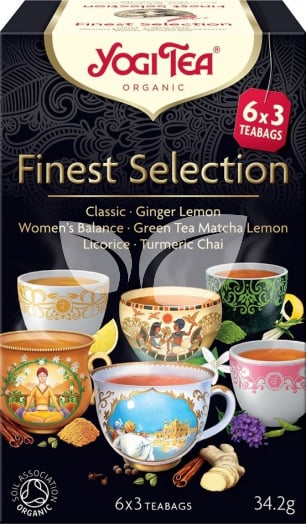 Yogi Bio Finest Selection Tea 6X3 db • Egészségbolt