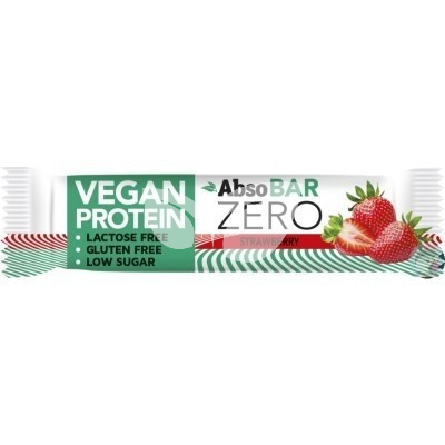 Absobar Zero Protein Szelet Eper Ízű • Egészségbolt