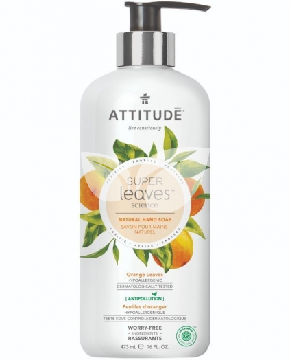 Attitude Folyékony szappan narancslevéllel 473 ml • Egészségbolt