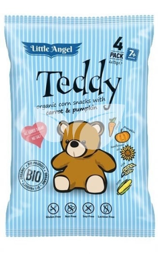 Teddy Bio Kukoricás Snack 4X15G 60 G • Egészségbolt
