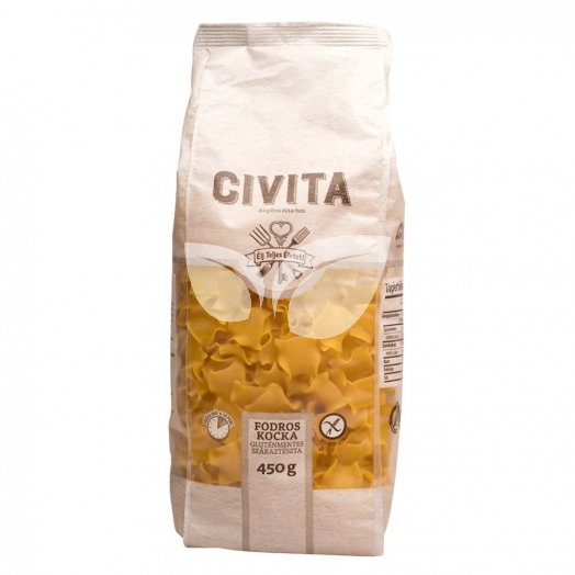 Civita - Fodros Fodroskocka Tészta (Gluténmentes) 450 G • Egészségbolt