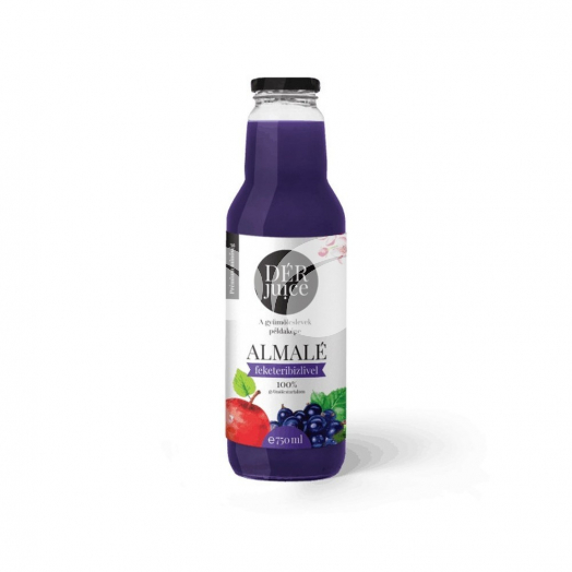 Dér Juice - Almalé Feketeribizlivel 750 ml