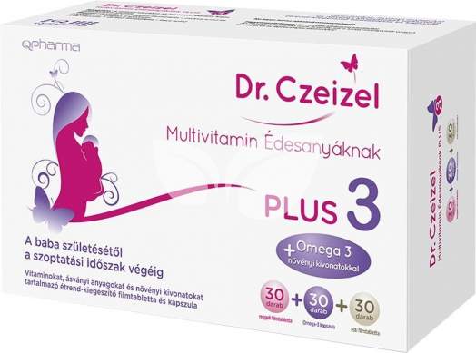 Dr. Czeizel Multi. Édesany. Plus3 30 + 30 + 30X • Egészségbolt
