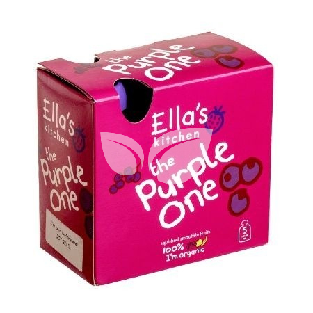 Ella's kitchen Bio lila gyümölcsös püré multipack 450 g • Egészségbolt