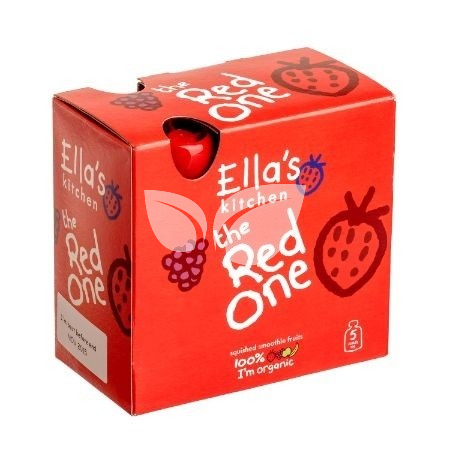 Ella's kitchen Bio piros gyümölcsös püré multipack 450 g • Egészségbolt