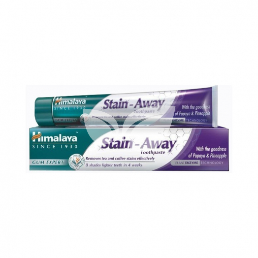 Himalaya - Stain-Away Folteltávolító  Fehérítő  Gyógynövényes Fogkrém 75ml • Egészségbolt