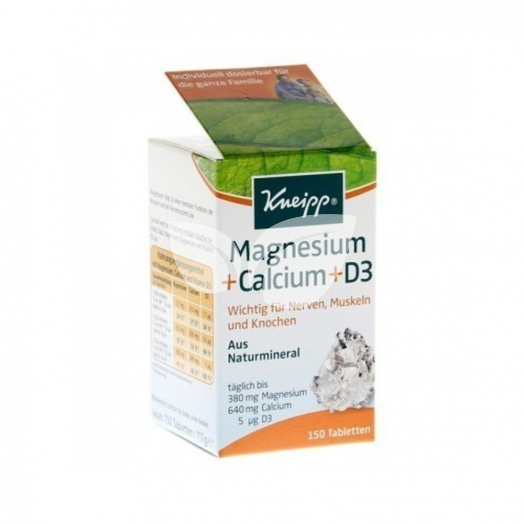 Kneipp Magnézium-Kalcium-D3-Vitamin Tab. • Egészségbolt