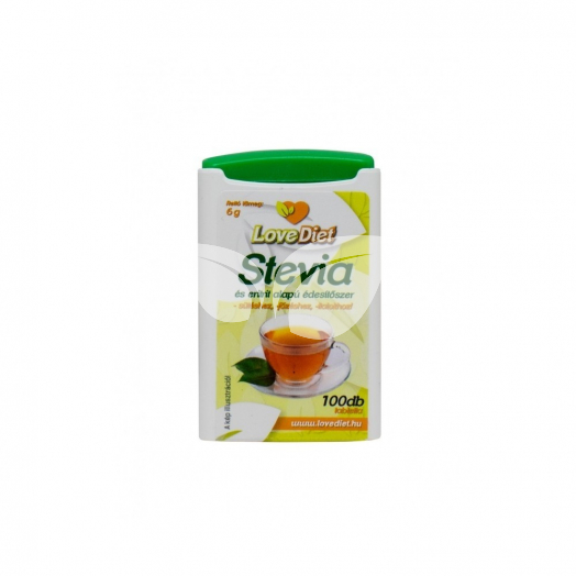 Love Diet - Stevia Édesítőszer Tabletta (természetes) 100 db • Egészségbolt