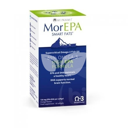 Morepa Smart Fats Omega-3 Lágyzselatin Kpsz.  60X • Egészségbolt