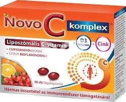 Novo C Komplex C-Vitamin D3+Cink 30 Db • Egészségbolt