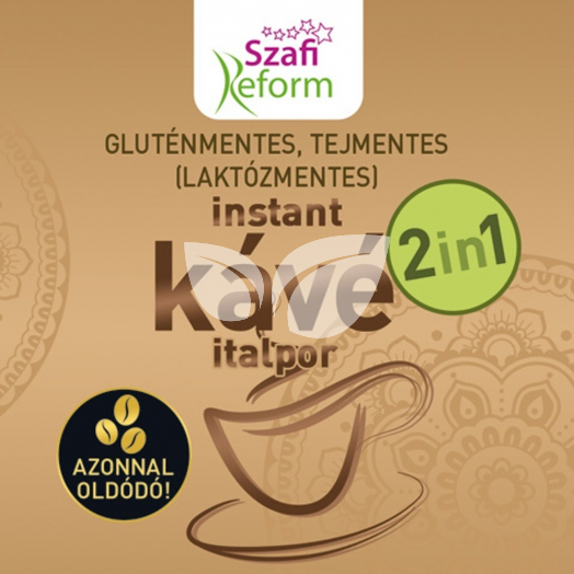 Szafi Reform Instant Kávé Italpor 2In1 • Egészségbolt
