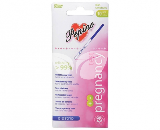 Terhességi Teszt Pepino Dipstrip 1X • Egészségbolt