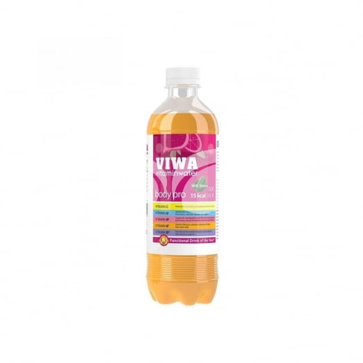 Viwa - Bodypro Narancs -Maracuja Ízű Vitaminvíz 500ml • Egészségbolt