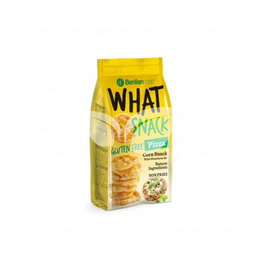 Benlian What snack gluténmentes puff. kukorica pizzás 50 g • Egészségbolt