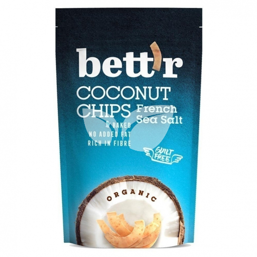 Bett'R Bio Kókusz Chips Francia Teng.Sós • Egészségbolt
