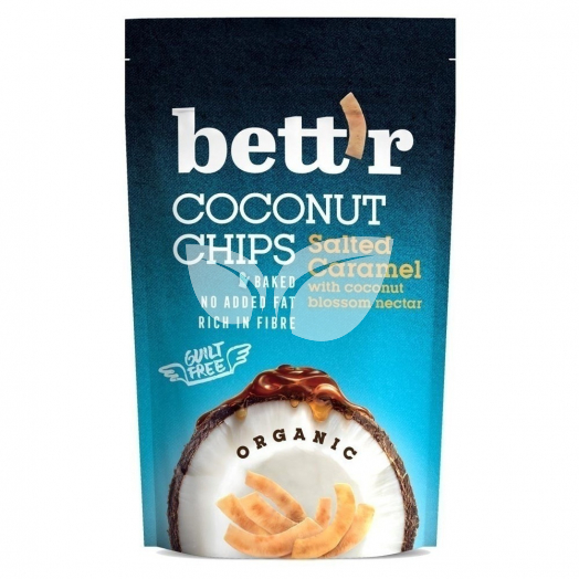 Bett'R Bio Kókusz Chips Sós-Karamell • Egészségbolt