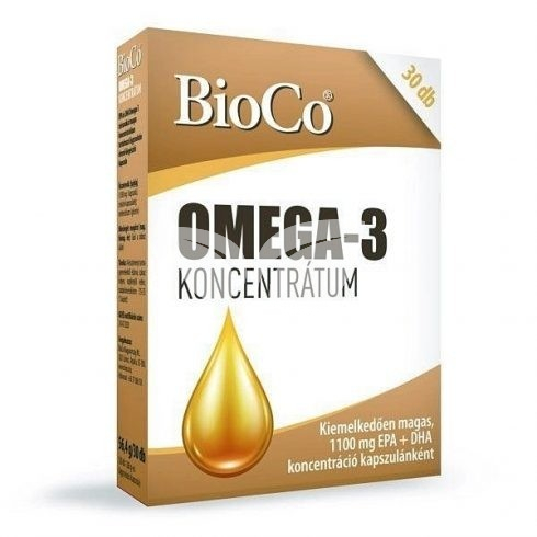 Bioco Omega-3 Koncentrátum 30 db • Egészségbolt