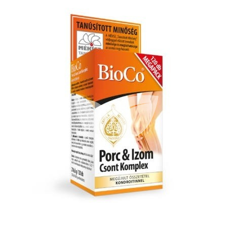 Bioco Porc-Izom Csont Komplex kondroitinnel 120 db • Egészségbolt