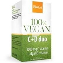 Bioco Vegan  C+D Duo 1000Mg C-Vitamin+Alga D3-Vitamin 90 db • Egészségbolt