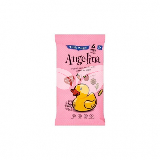 Angelina Bio Kukoricás Snack 4X15G 60 G • Egészségbolt
