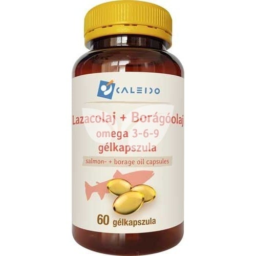 Caleido Lazacolaj + Borágóolaj Omega 3-6-9 Gélkapszula 60 Db 700 Mg-Os Kapszula • Egészségbolt