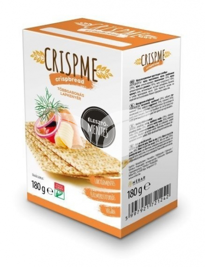 CrispMe Lapkenyér Többgabonás 180 g • Egészségbolt